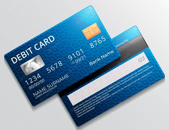 Maqueta de tarjeta de débito realista | Vector Gratis